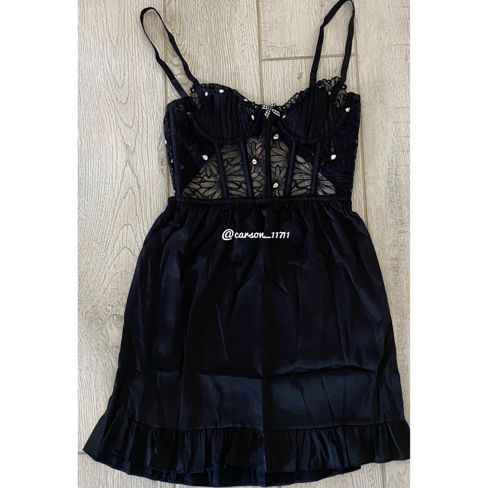 ❤️🍋NWT For Love & Lemons Lilou Embroidered Dress S - Picture 7 of 10